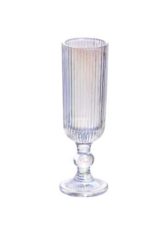 Набор бокалов для шампанского 6 штук 160 (мл) подарочные стеклянные бокалы на высокой ножке HP7116RB (A-047410) Yiwu (370381840)