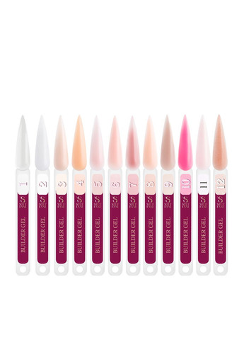 Гель для наращивания ногтей камуфлирующий Builder Gel 30 мл, 10 Ярко-розовый Steffani (363554908)