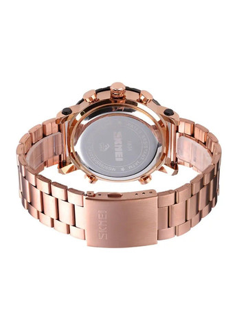 Мужские часы 1636 с браслетом Розовое золото Skmei (314483818)