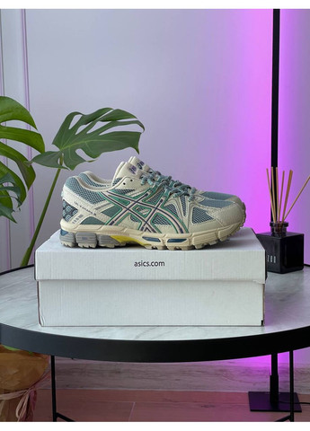 Кроссовки женские и мужские Asics Gel-Kahana 8 beige mint | Асикс Гель-Кахана 8 бежевые мятные No Brand бежевые демисезоны (362363163)
