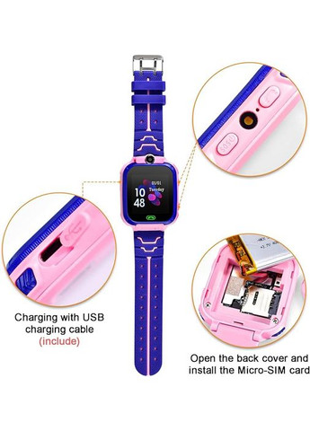 Детские Умные часы, многофункциональные водонепроницаемые электронные часы для мальчиков и девочек No Brand (304402288)