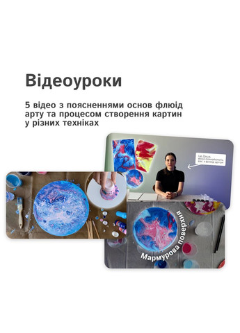 Набор для творчества Fluid art (флюид арт) No Brand (366890030)