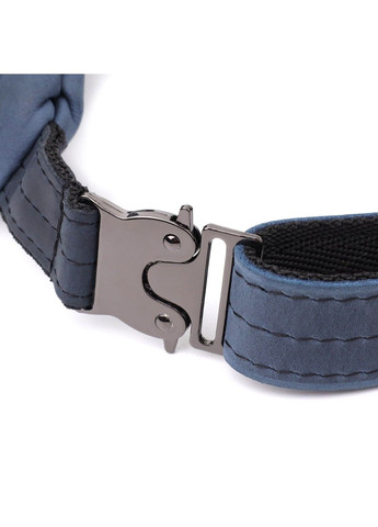 Чоловіча бананка відмінної якості з натуральної шкіри вінтажної 23141 Синій Shvigel (335007579)