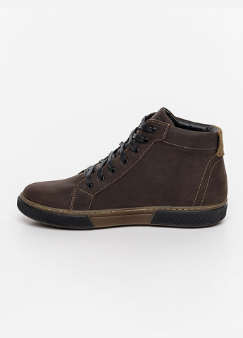 Коричневые зимние мужские ботинки цвет коричневый цб-00222904 Yuki