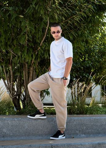 Черные демисезонные мужские кроссовки из натуральной кожи черного цвета 35544 No Brand