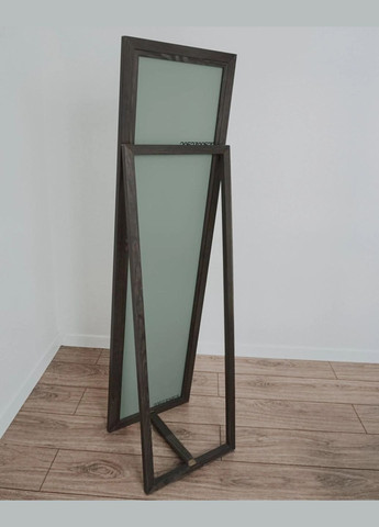 Дзеркало підлогове в дерев'яній рамі в повний зріст Шварц 150х40 см W.W.STYLE (327053316)