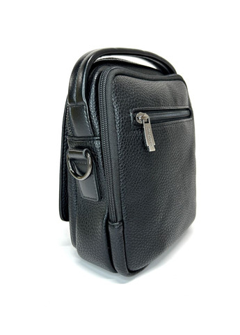 Чоловіча сумка Bradford з еко-шкіри 8927-3 чорна 24х21х8 No Brand (371681772)