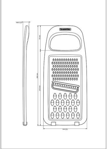 Кух.прилад Utilita Терка Black (25695/100) Tramontina (365275278)