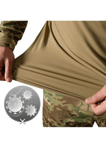 Комбінована лонгслів raid twill/sorona camo/tan Camotec