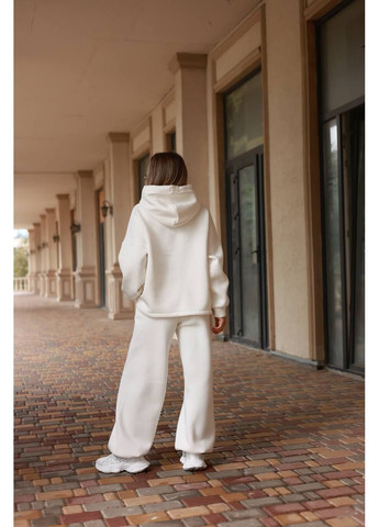 Стильный костюм oversize из трехнитки на флисе No Brand (370032121)