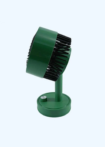 Настольный мини вентилятор на аккумуляторе с зарядкой от USB функцией наклона 10 уровней скорости 1200 мАч (480544-Prob) Зеленый Unbranded (337231458)