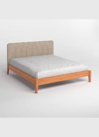 Односпальная деревянная кровать Лондон ДК/Аляска 23 (Бежевый) Б1 90х200 см (MBG-6562) Mebigrand (366083624)