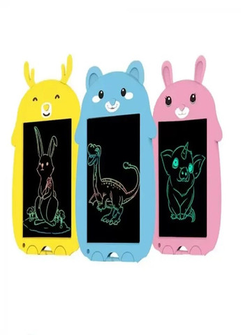 Дитячий графічний планшет для малювання та нотаток 9" кольоровий LCD Writing Tablet Звірятка VTech (299767381)
