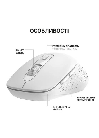 Миша M230W Silent Click Wireless White OfficePro (307247601)