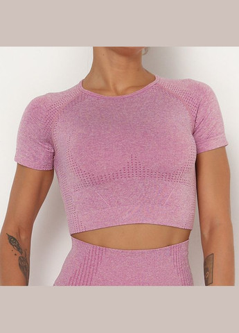 Комплект для фитнеса (спортивный костюм) топ и шорты 18847 S розовый Fashion (336547509)