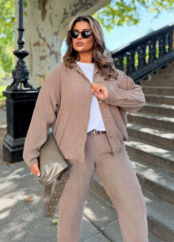 Костюм жіночий демісезонний з вельвету (кофта + штани) No Brand (358501660)