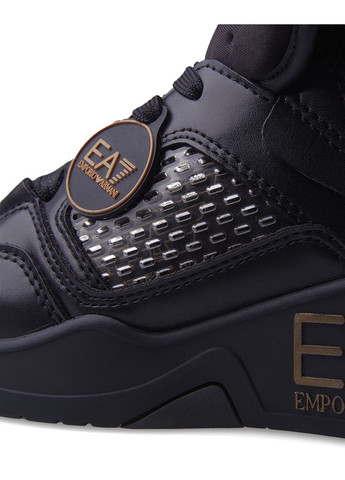 Черные полусапоги женские ARMANI EA7