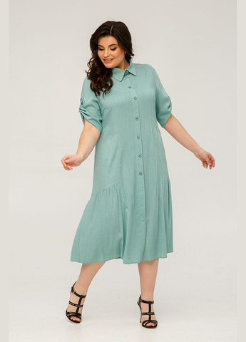 М'ятна повсякденний жіноча літня сукня напівприлеглого силуету лагуна all posa (ap101505p) A'll Posa