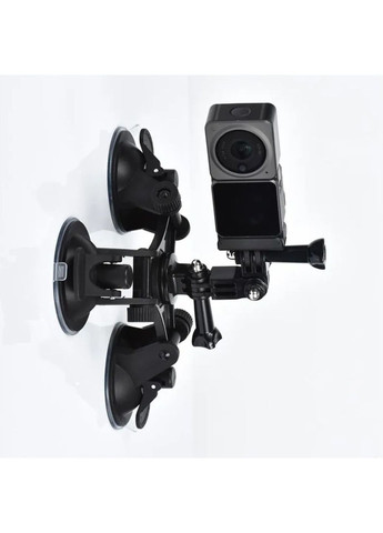Автомобильная присоска для gopro 11/10/9/insta360 one x2/x и других экшн камер тройная startrc No Brand (284177423)