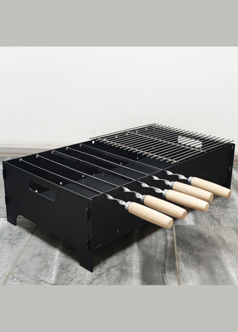 Розбірний мангал Класичний 3мм (ЧПУ) Троян (346534822)