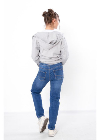 Синие демисезонные джинсы для девочки (подростковые) (p-15214) Носи своє