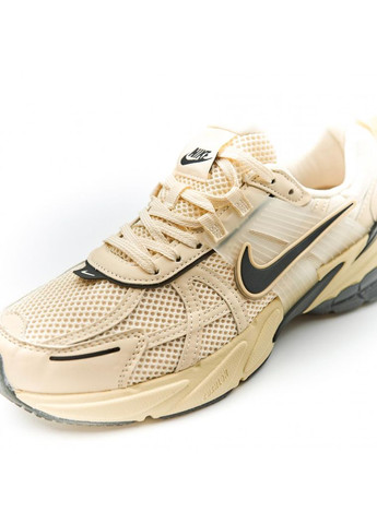КРОССОВКИ ЖЕНСКИЕ NIKE RUNTEKK BEIGE НАЙК В2К РАНТЕКК No Brand бежевые демисезоны (367170393)
