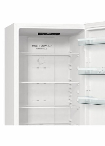 Холодильник із морозильною камерою NRK6201PW4 Gorenje (314928849)