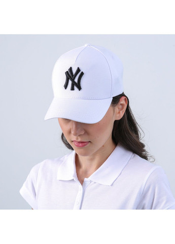 Бейсболка с регулятором женская хлопок белая ДЖОСЛИН LuckyLOOK 810-228 (335833624)