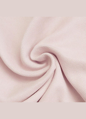 Штора на чорних люверсах 1 шт 205х250 см мікровелюр Світло-рожевий No Brand (337358544)