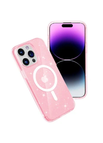 Чехол TPU Galaxy Sparkle (MagFit) для Apple iPhone 15 Pro (6.1") Epik (389816549)