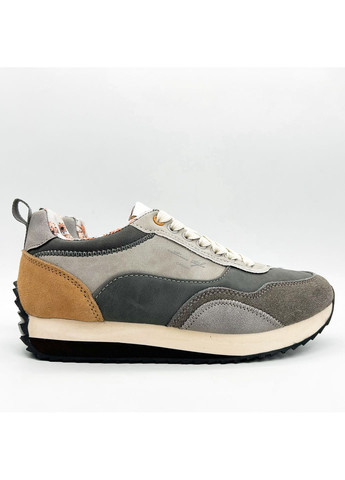 Кроссовки (р) Кожа/Экокожа 0-1-1-JWO-24373 Restime серые (364658279)