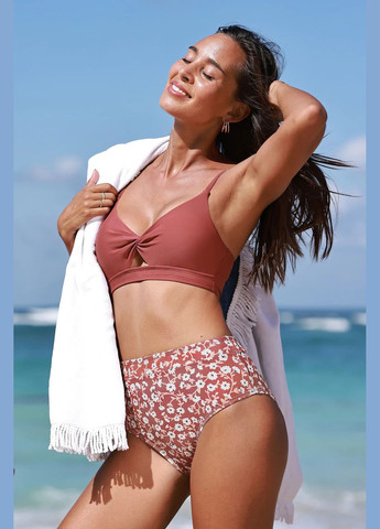 Комбинированный летний купальник CUPSHE