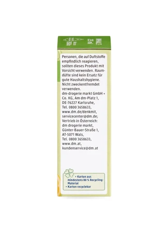 Мини-освежитель воздуха в спрее Fresh Lemon, 25 мл Denkmit (350893402)