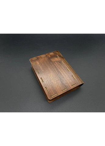 Скринька для грошей та прикрас із фанери декоративна дерев'яна Колір Яблуня 20х17х6см HM furnitura (365248561)