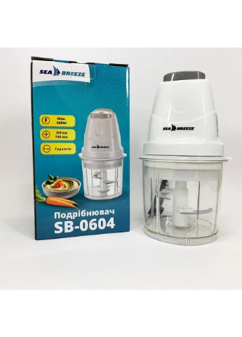 Блендер электрический для смузи SeaBreeze SB-0604, Универсальный измельчитель пищи, Блендер с мерной чашей MU-56 Sea Breeze (385383337)