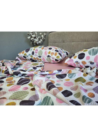 Постельное белье Карамелька рож., ранфорс гофра (жатка) Евро размер, наволочки 50/70 No Brand (364217460)