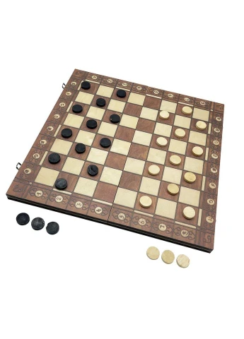 Набір настільних ігор "Шахи, нарди, шашки 3 в 1" Set1 NE-LG-11 ігрове поле 40х40 см NE-LG-11 Newt (392271220)