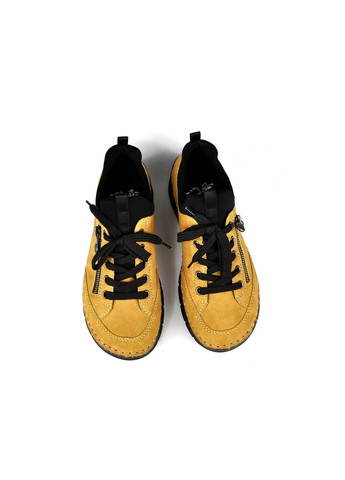 Rieker Туфлі жіночі 55073-68 жовтий з текстиль, німеччина — демісезон (295291171)