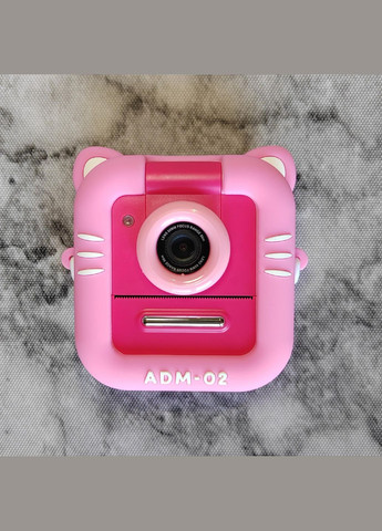 Міні камера для дівчинки миттєвий друк знімків моментального друку з іграми та картою пам'яті з набором паперу 6 шт No Brand M8 (323209945)