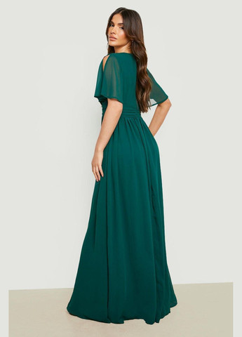 Изумрудное платье Boohoo