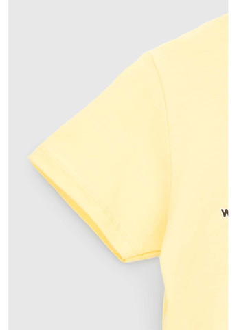 Желтая демисезонная футболка Ecrin