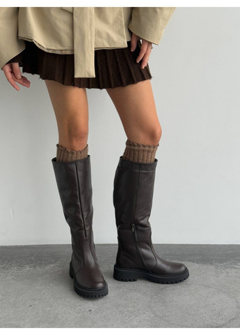 Зимние зимние кожаные сапоги Helen