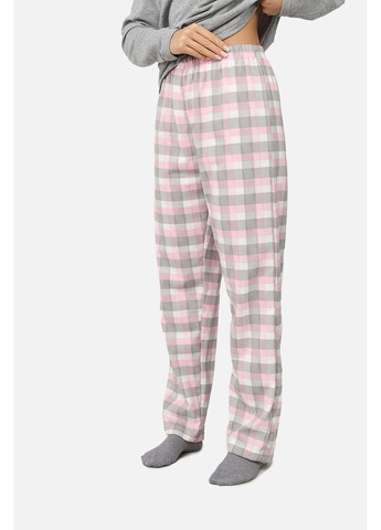 Светло-серая зимняя пижама с штанами женская цвет светло-серый cb-00285773 Carla Mara