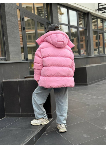 Рожевий зимній Пуховик No Brand
