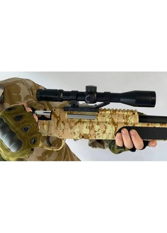 Страйкбольная Снайперская пневматическая винтовка ZM51С с пульками и прицелом CYMA (370776276)