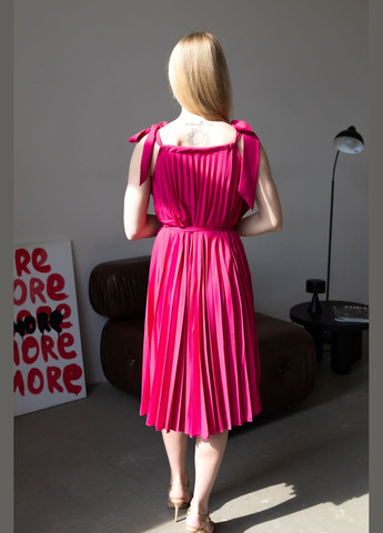 Літній плісирований сарафан малиновий Capricious (328088451)