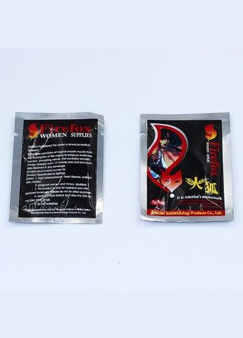 Fire Fox жіночий збудник афродизіак збудник миттєвої дії для жінок для сексу 10 шт No Brand (338864547)