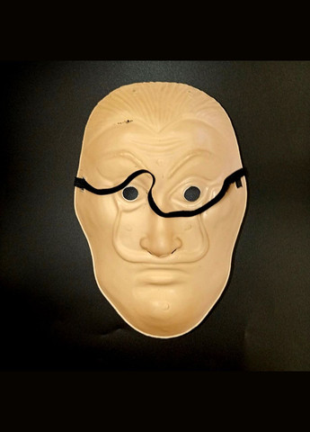 Маска Сальвадора Далее маскарадная пластиковая Бумажный дом+подарок No Brand (342384805)