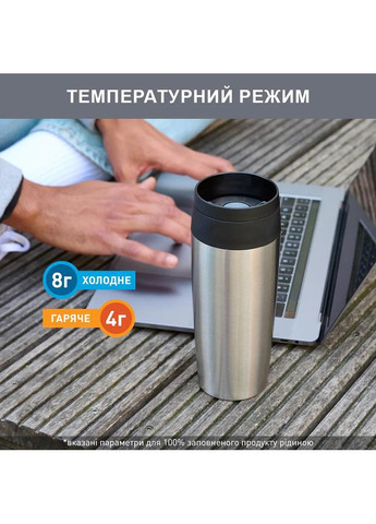 Термокружка Travel Mug Classic 0.36л Серебристый (N2020110) Tefal (324744577)