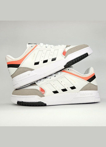 Кроссовки женские и мужские Adidas Drop Step low white | Адидас Дроп Степ белые No Brand белые демисезоны (307397805)